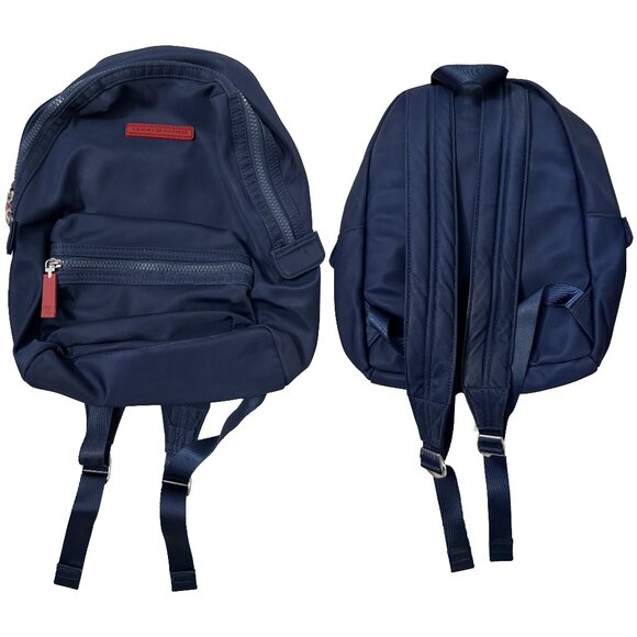 Tommy Hilfiger Navy Blue Nylon Mini Backpack - Picture 1 of 1